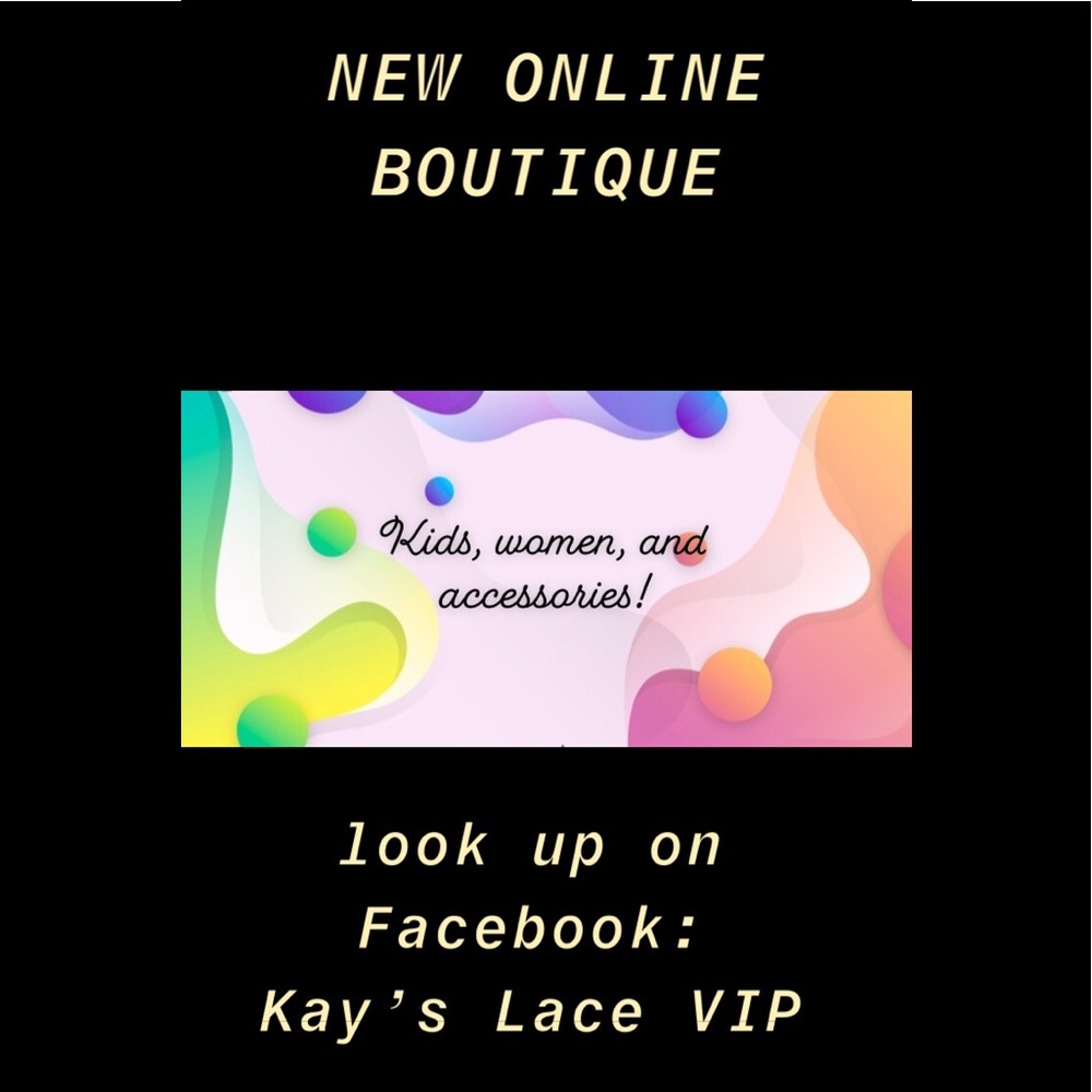 NEW ONLINE FACEBOOK: go follow Kay’s Lace VIP